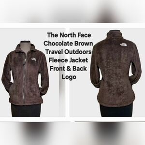The North Face Y2K Chocolate Brown Full Zip Travel Fleece Ski Resort Jacket 8 Sm
